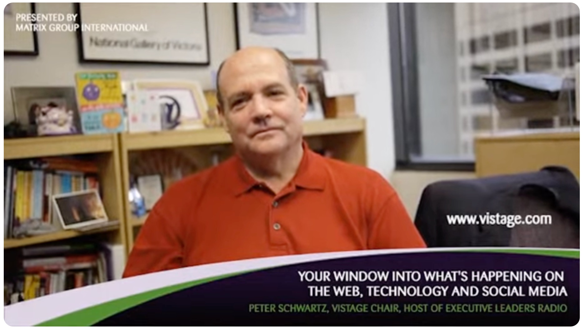 Peter D Schwartz cover image from youtube video matrix minute interview